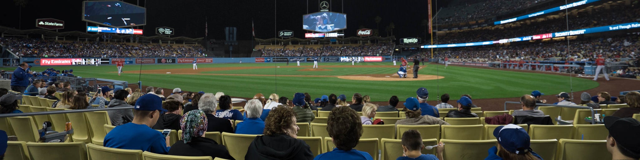Seat view from Dugout Club