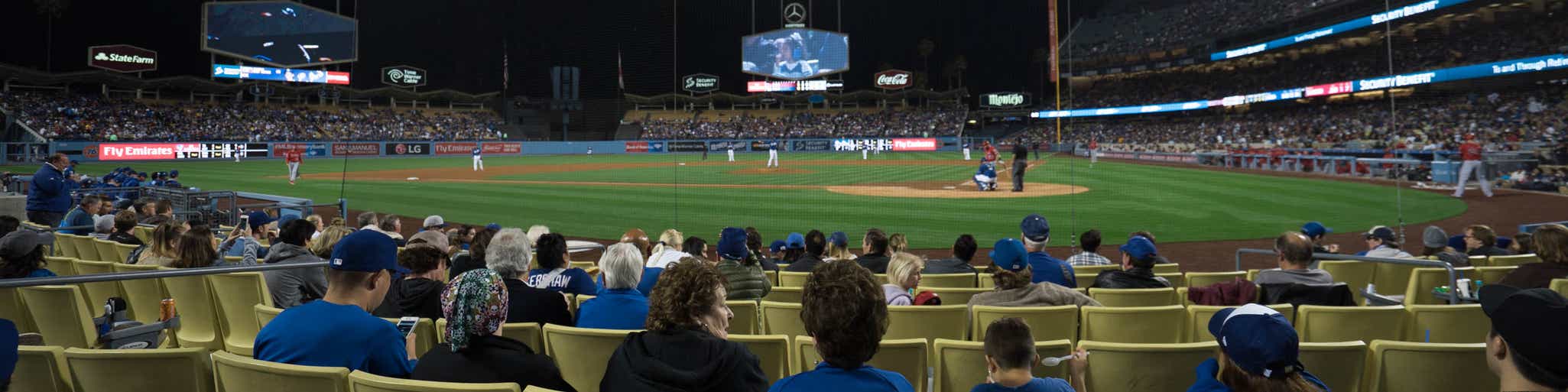Seat view from Dugout Club