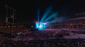 Seat view from Loge