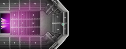 Seat view from Standing Room Only