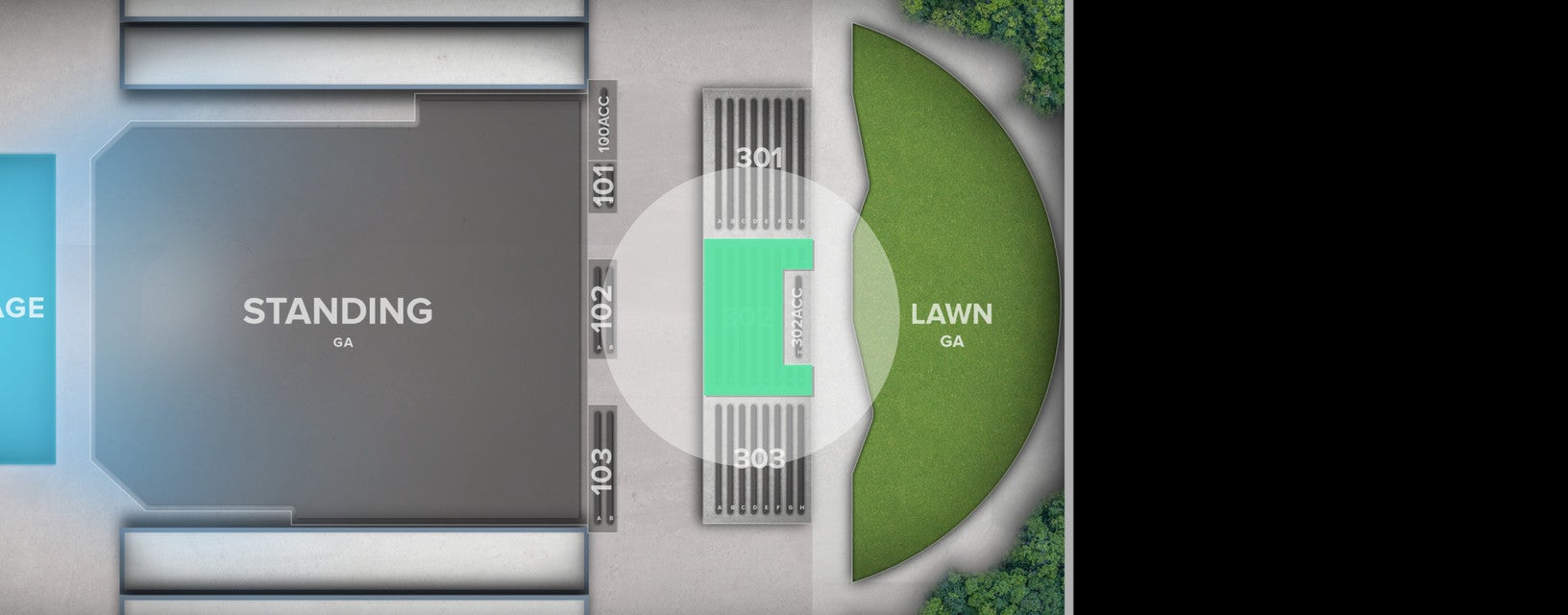 Seat view from Upper