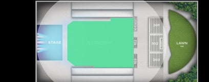 Seat view from Standing