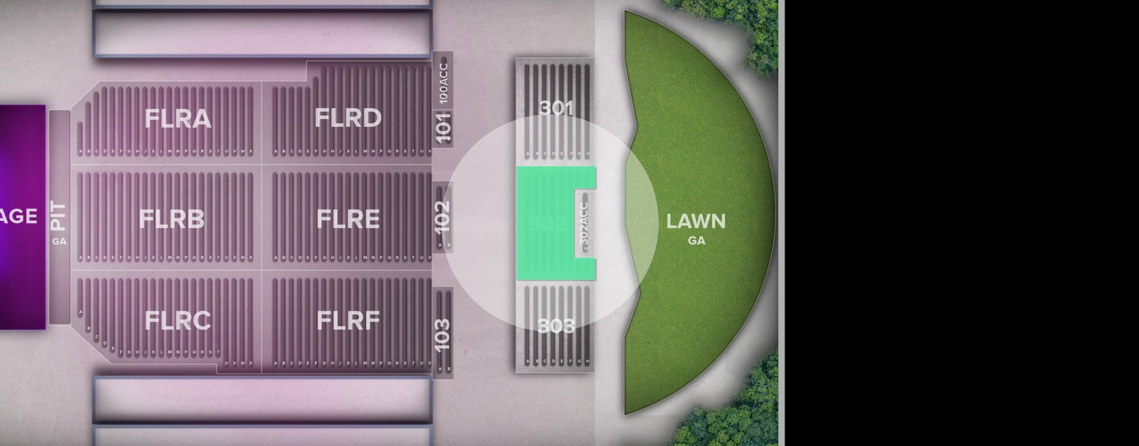 Seat view from Upper