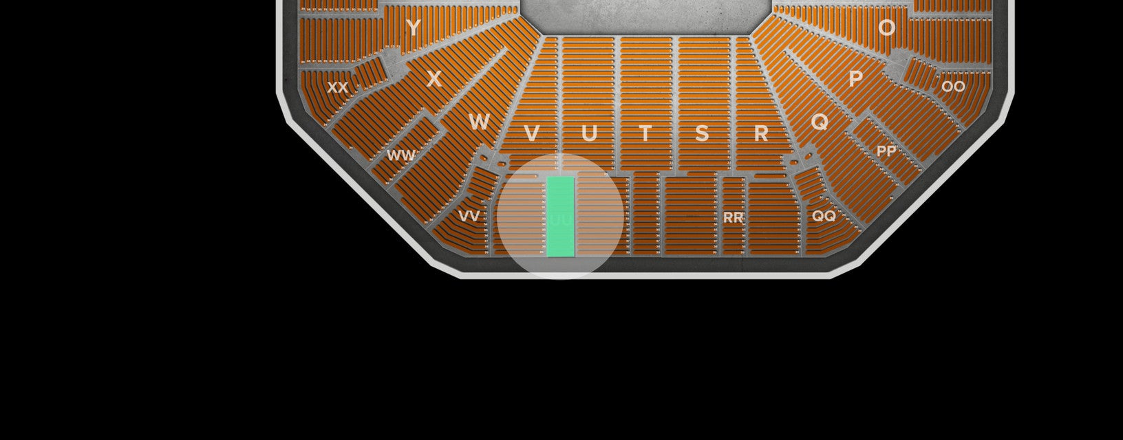 Seat view from Upper