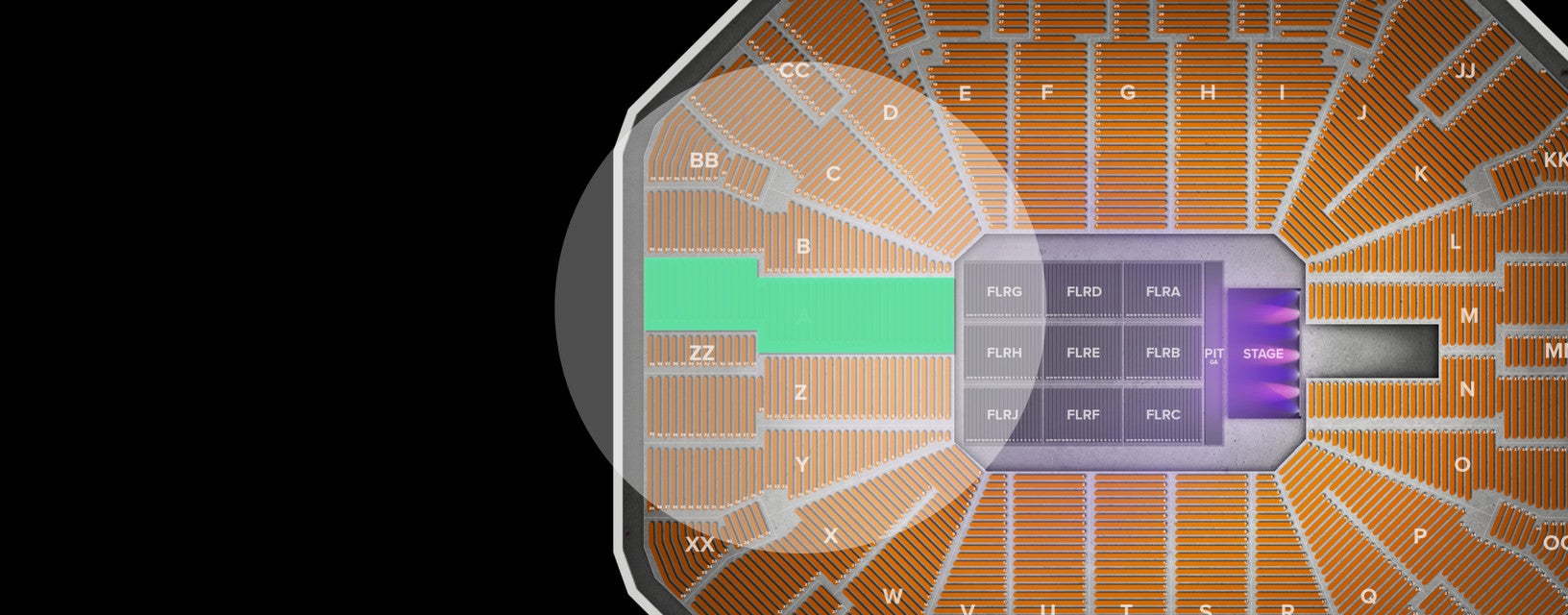 Seat view from Lower