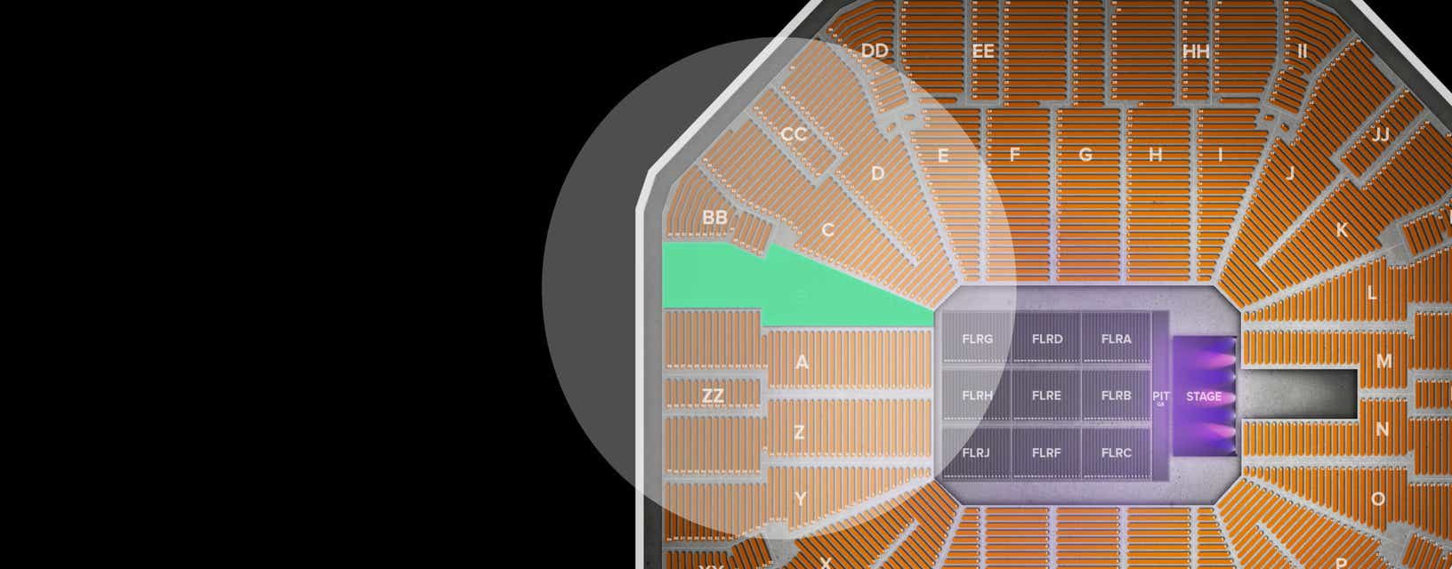Seat view from Lower