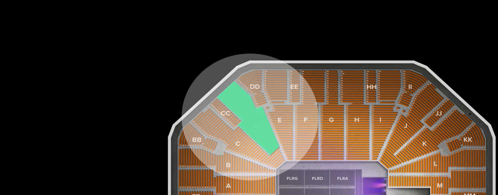 Seat view from Lower