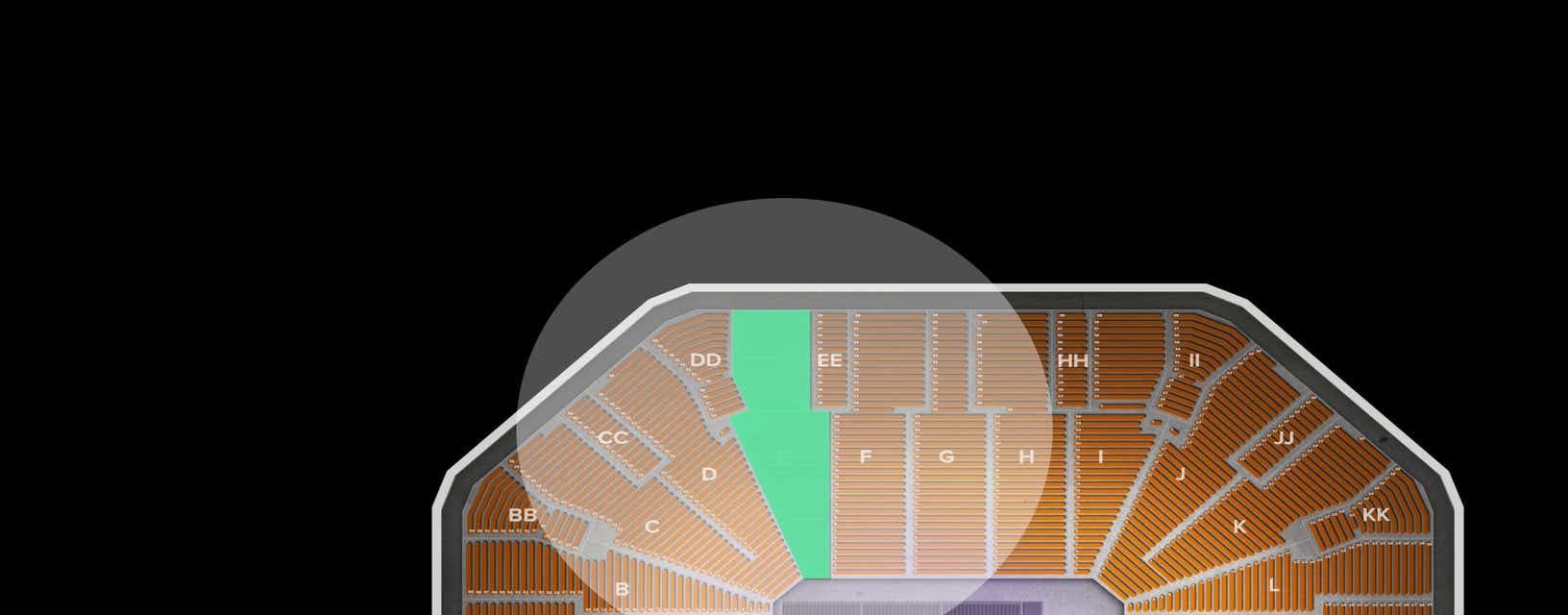 Seat view from Lower