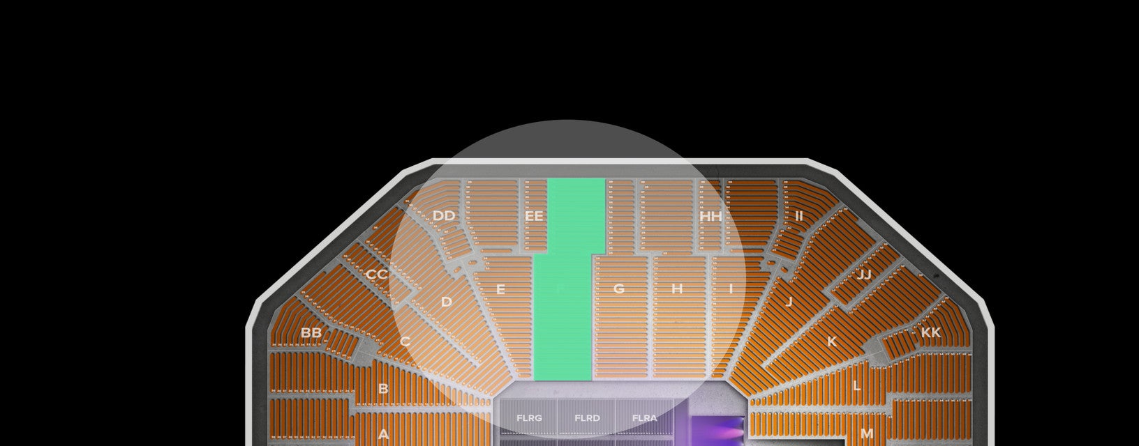 Seat view from Lower