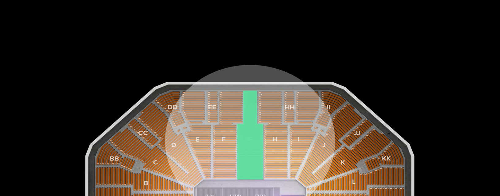 Seat view from Lower