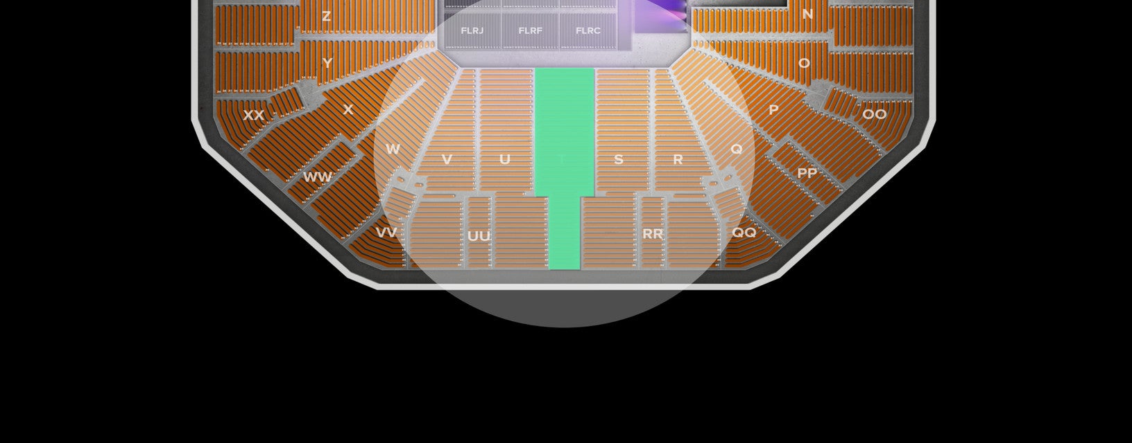 Seat view from Lower