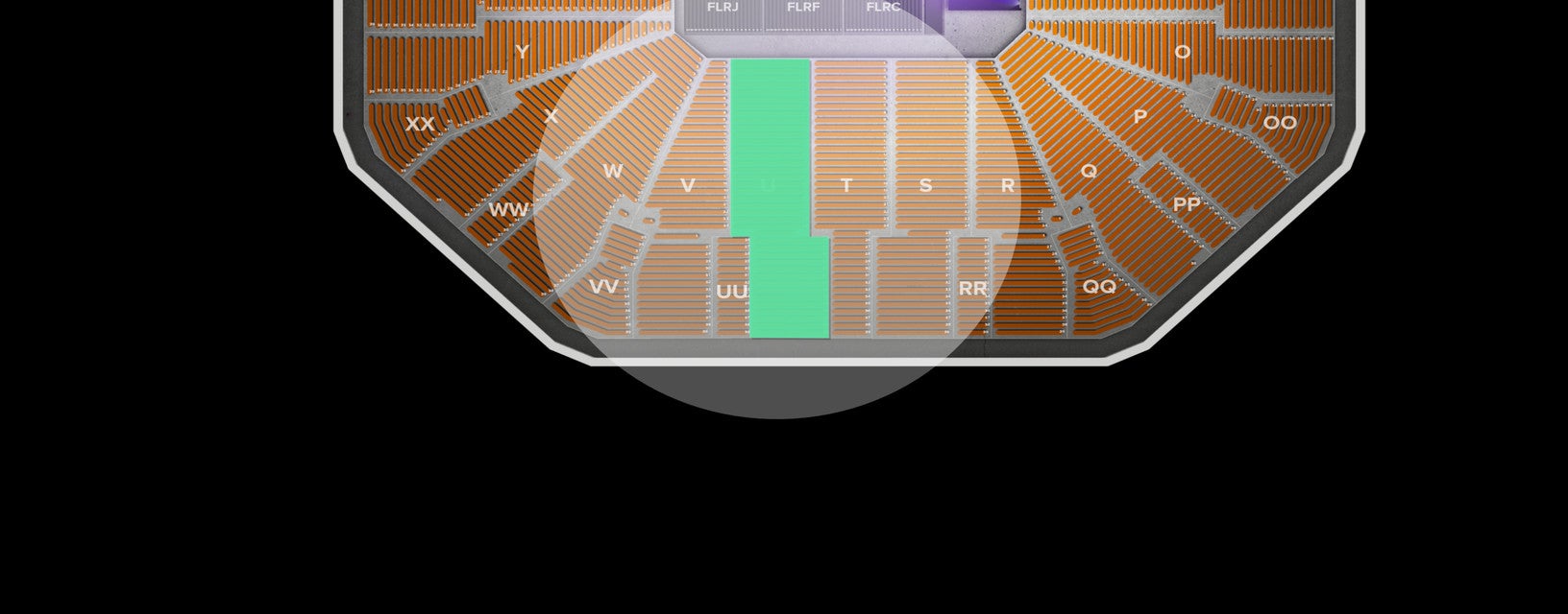 Seat view from Lower