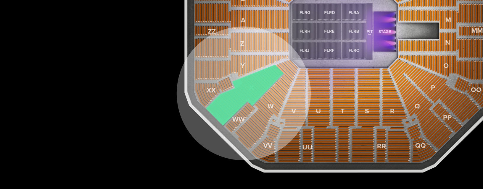 Seat view from Lower