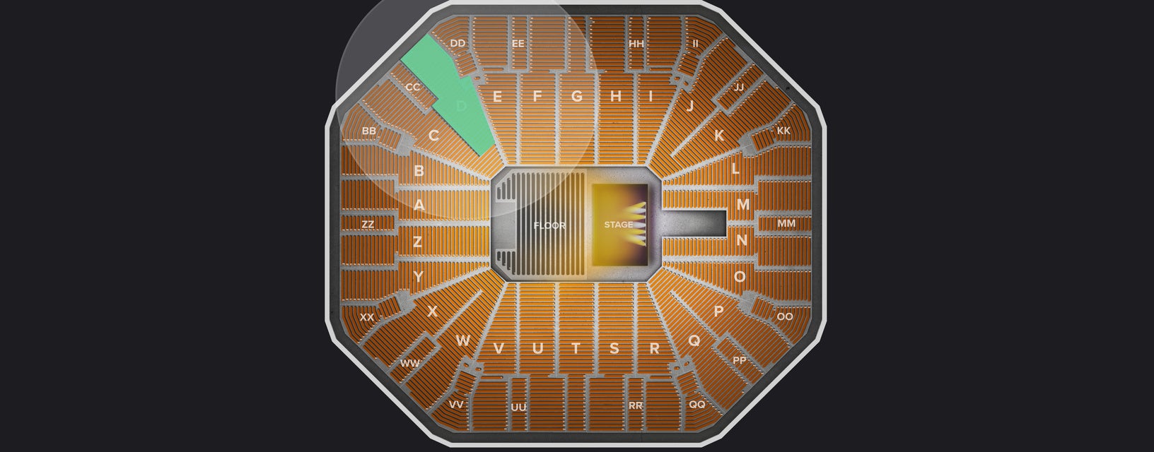 Seat view from Lower
