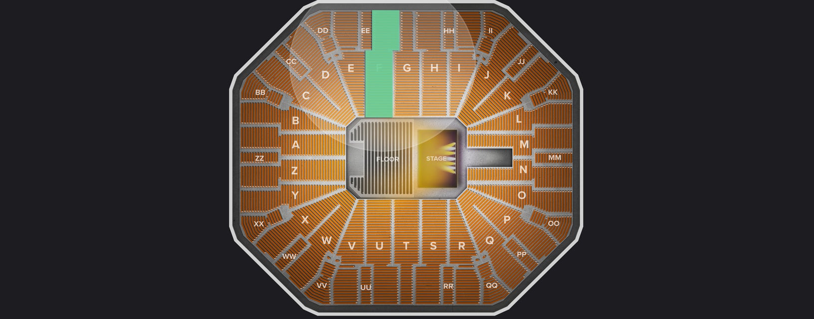 Seat view from Lower