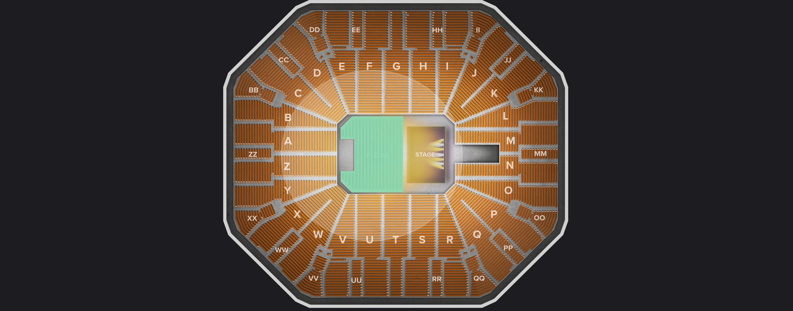 Seat view from Floor