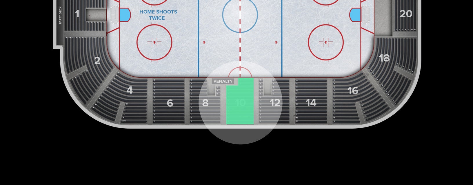 Seat view from Arena
