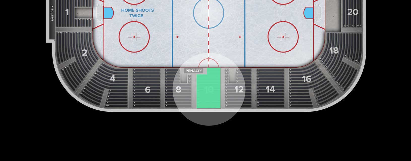 Seat view from Arena