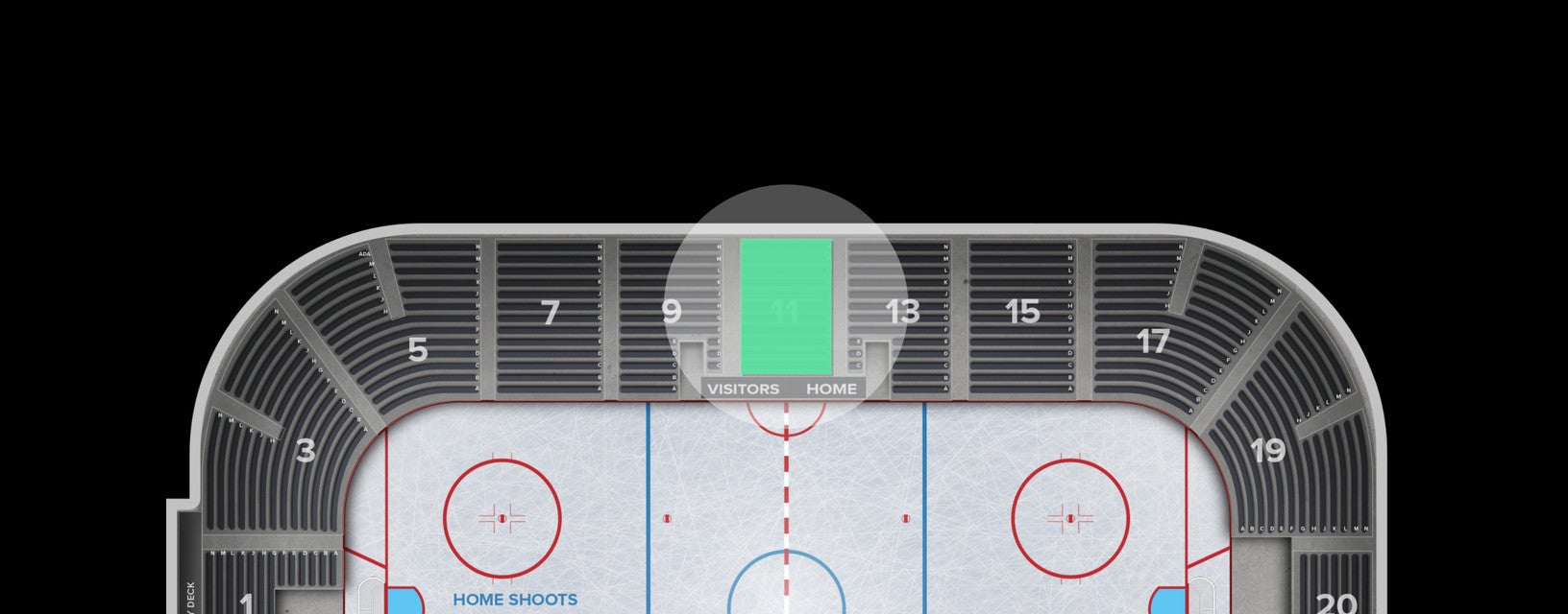 Seat view from Arena
