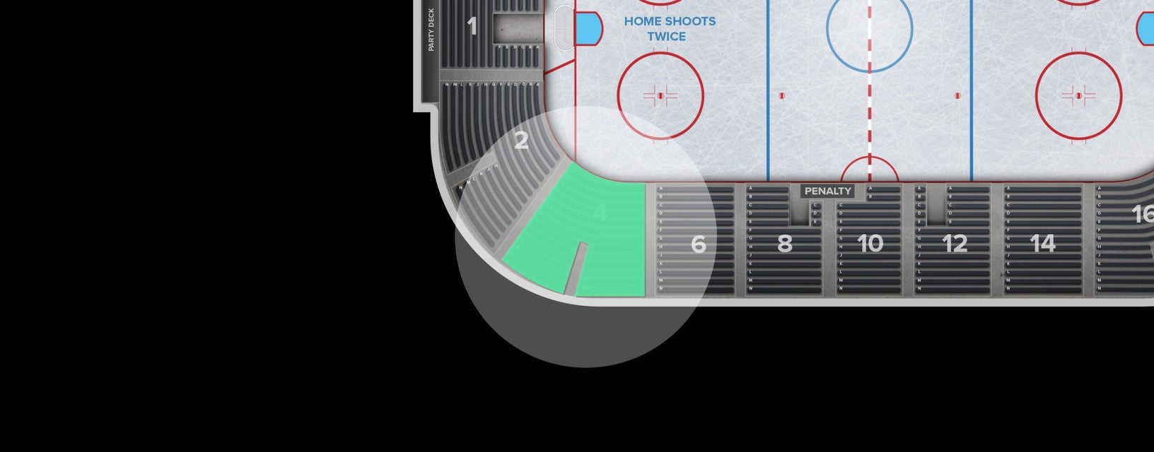 Seat view from Arena