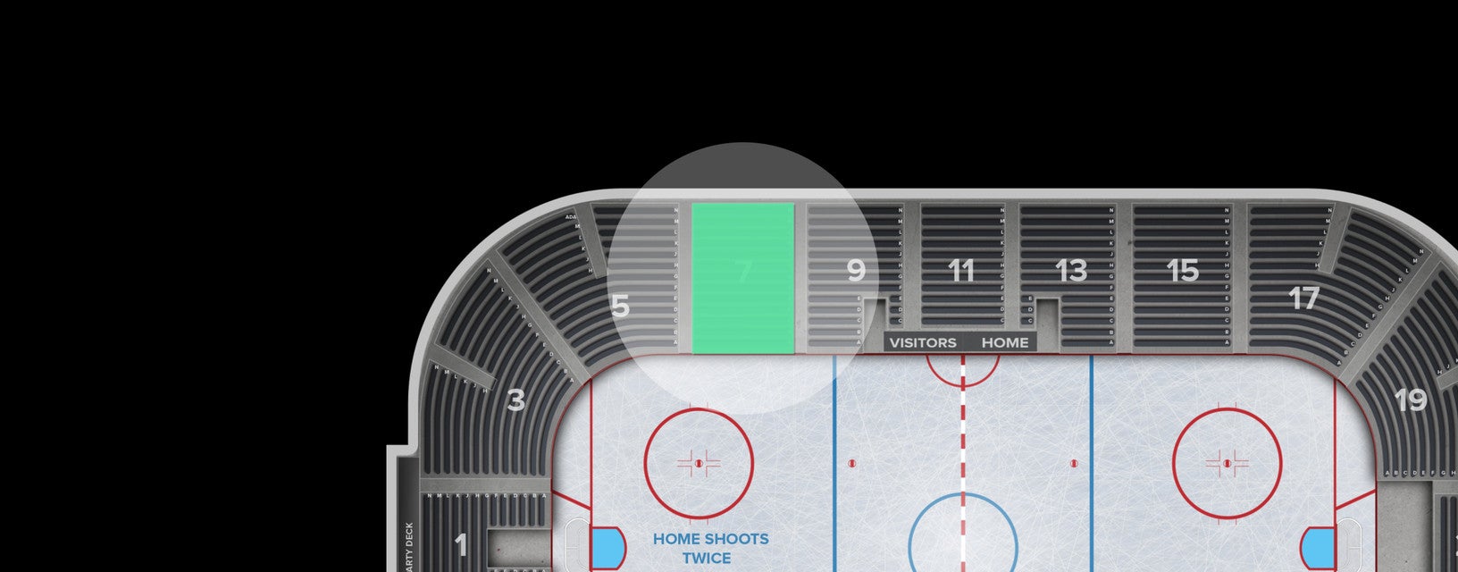 Seat view from Arena