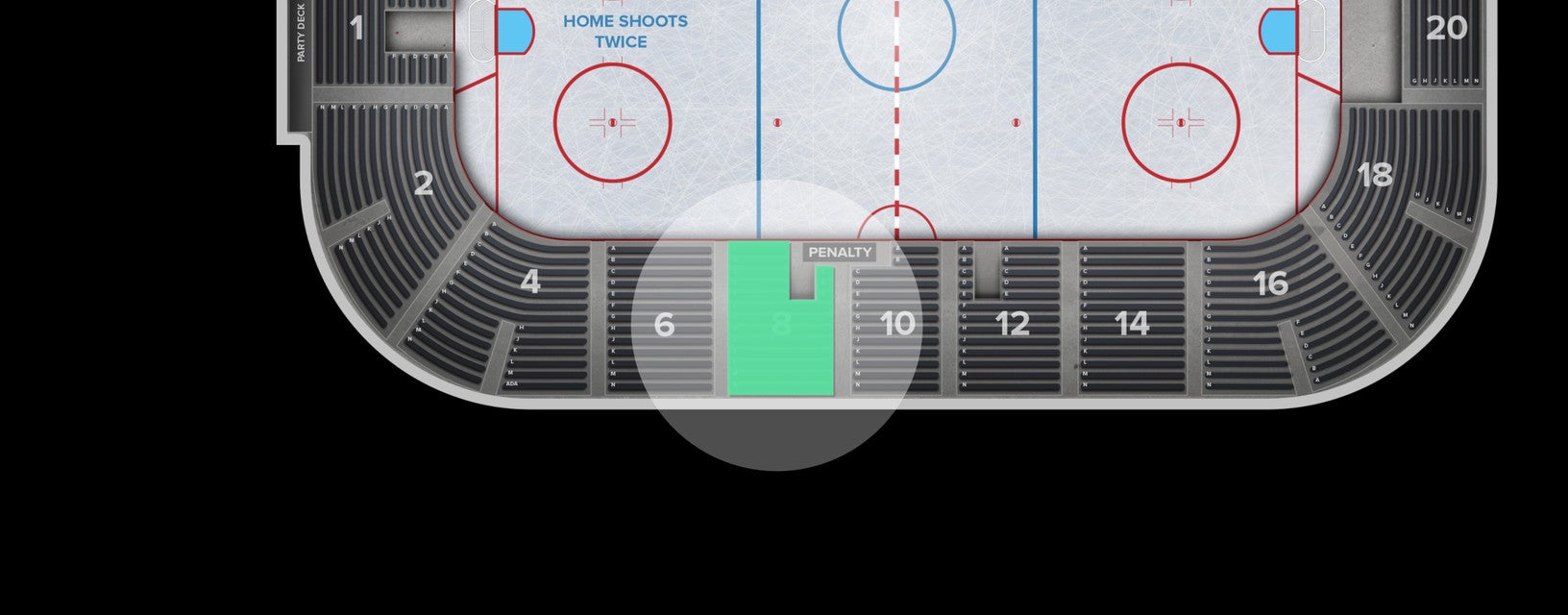 Seat view from Arena