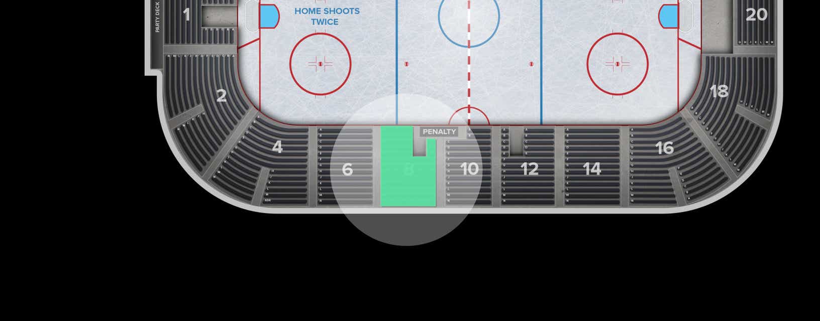 Seat view from Arena