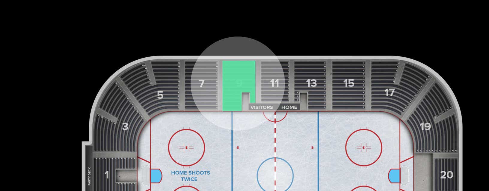Seat view from Arena