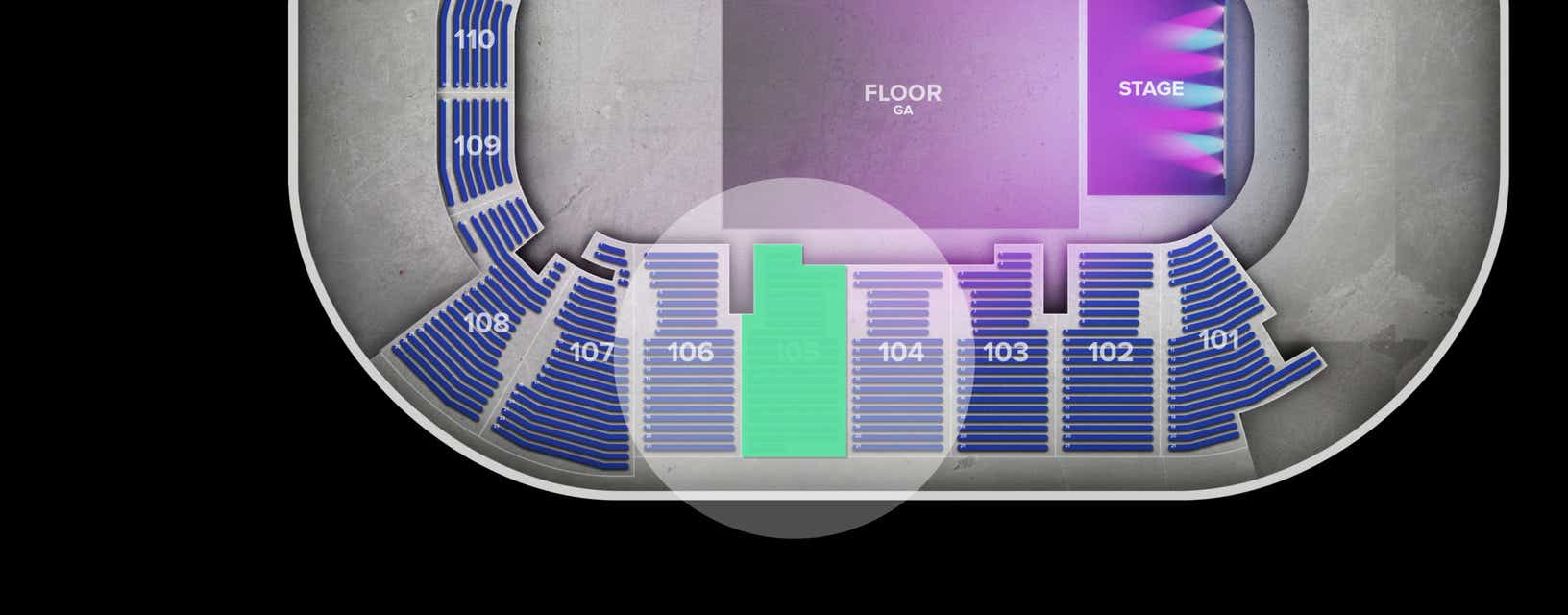 Seat view from Lower