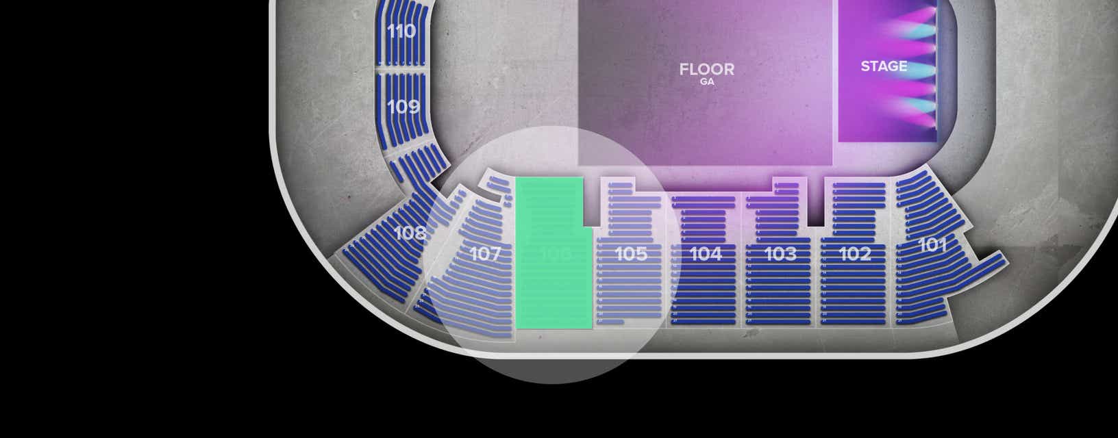 Seat view from Lower