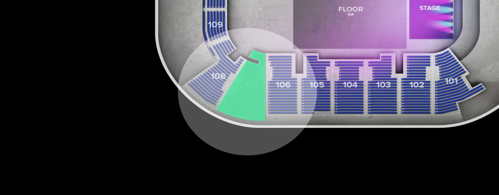 Seat view from Lower