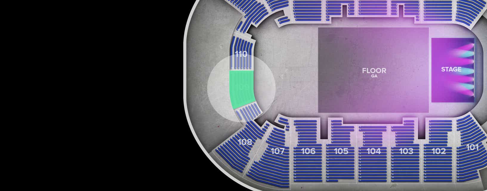 Seat view from Lower