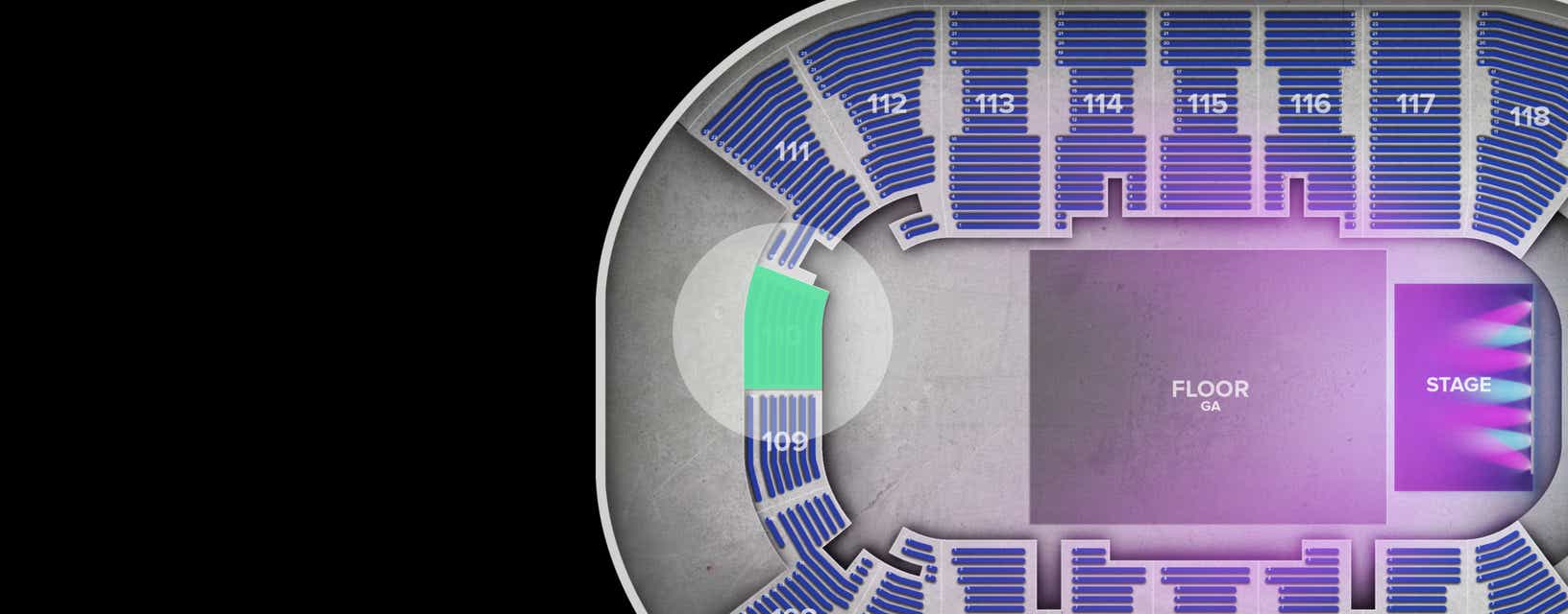 Seat view from Lower