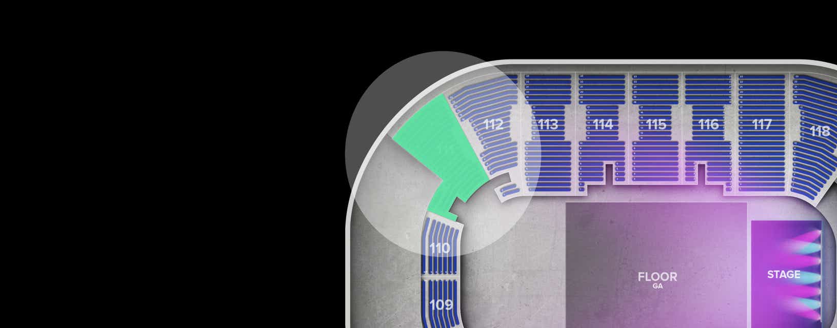 Seat view from Lower