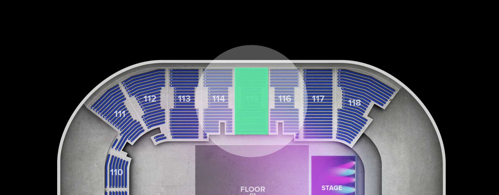 Seat view from Lower