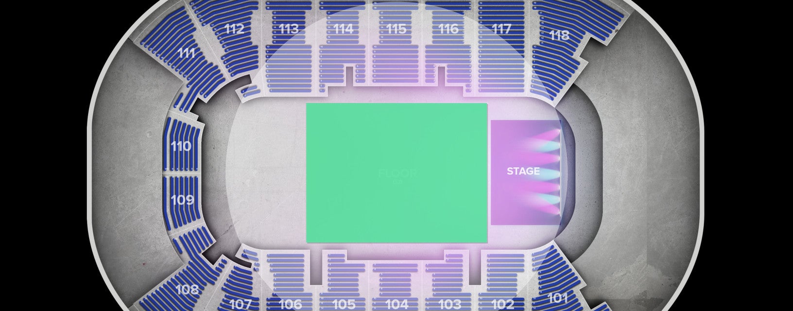 Seat view from Floor
