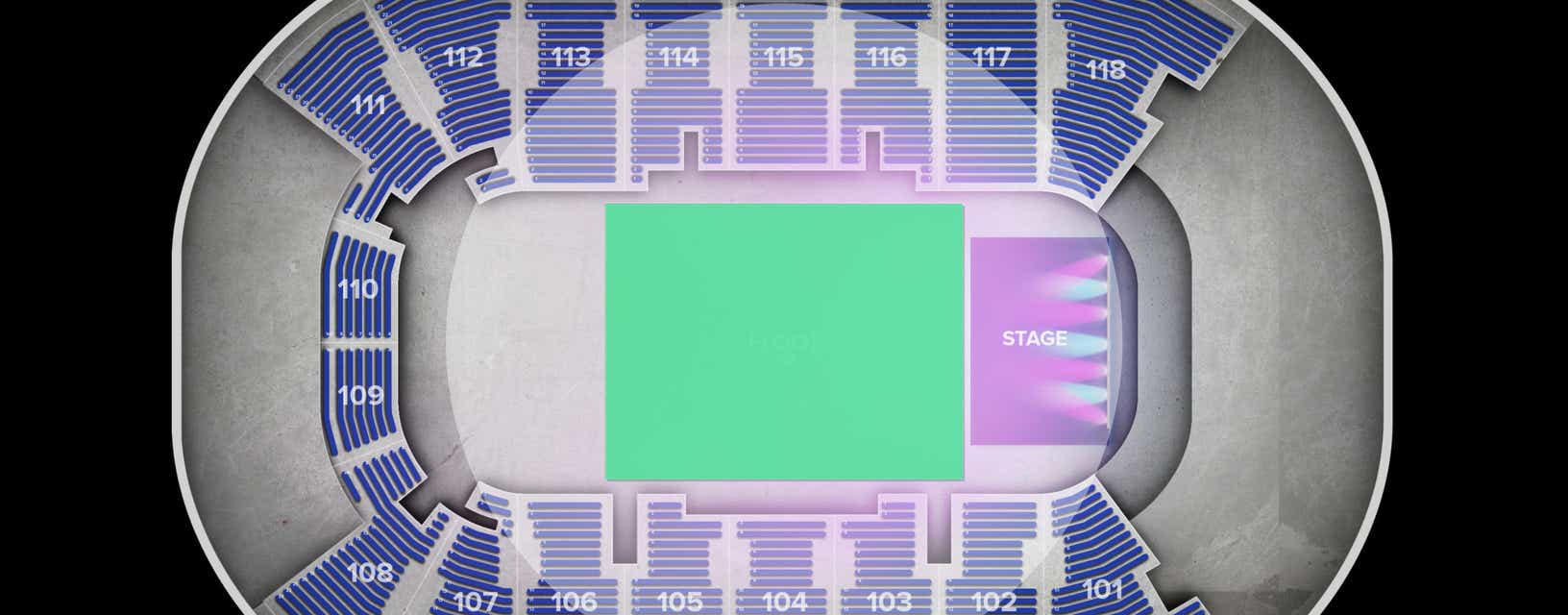 Seat view from Floor