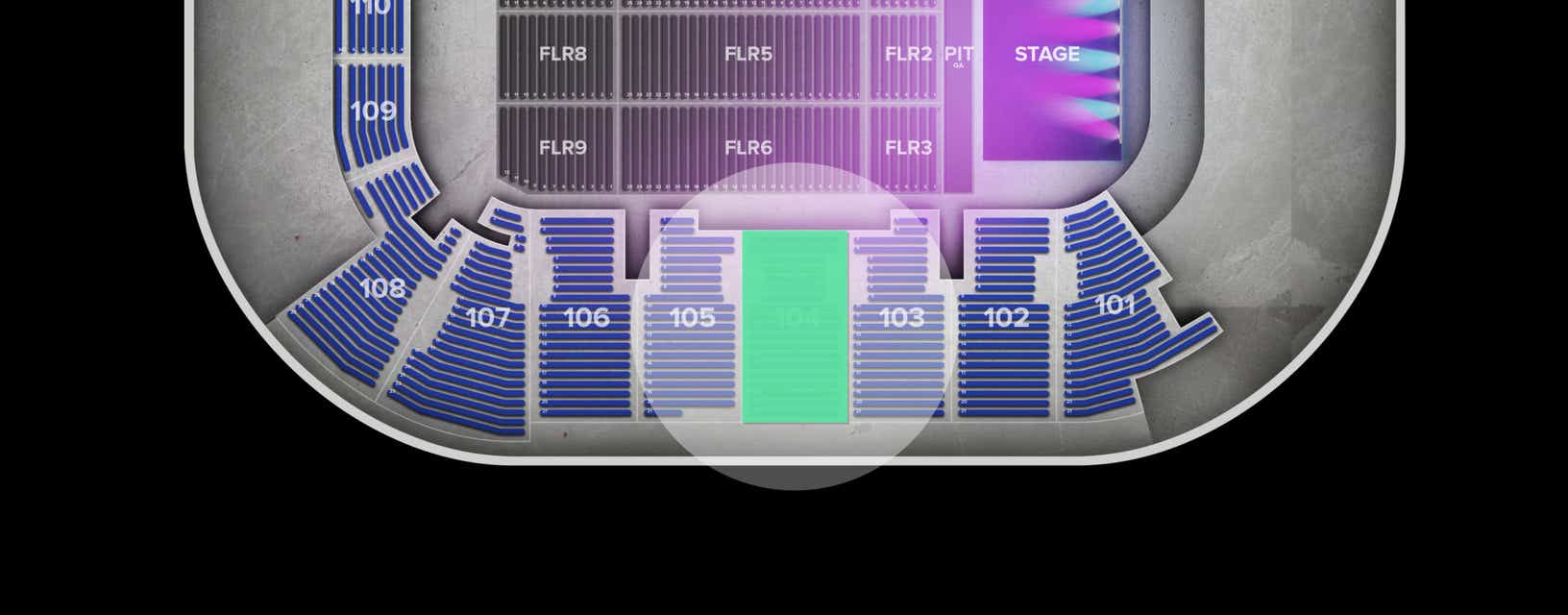 Seat view from Lower