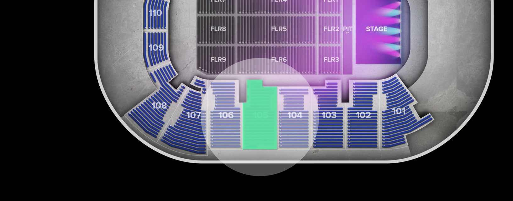 Seat view from Lower