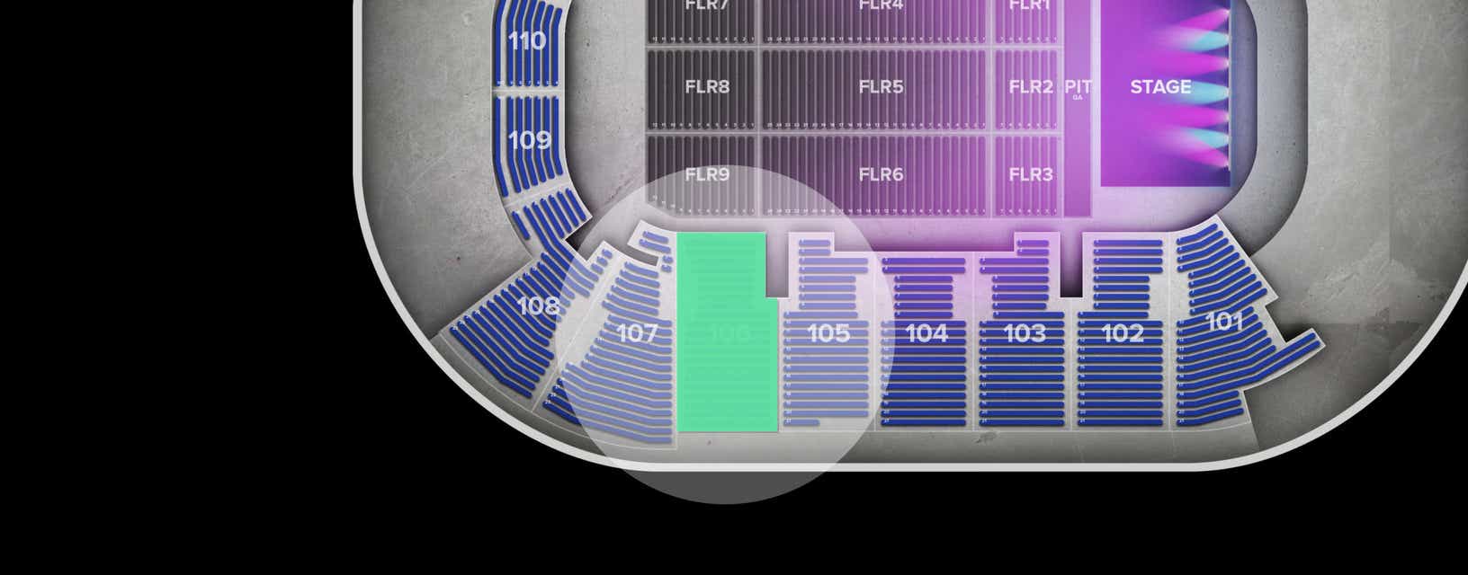 Seat view from Lower