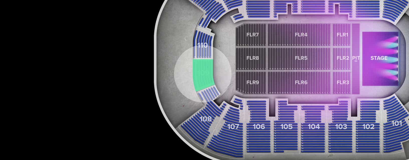 Seat view from Lower