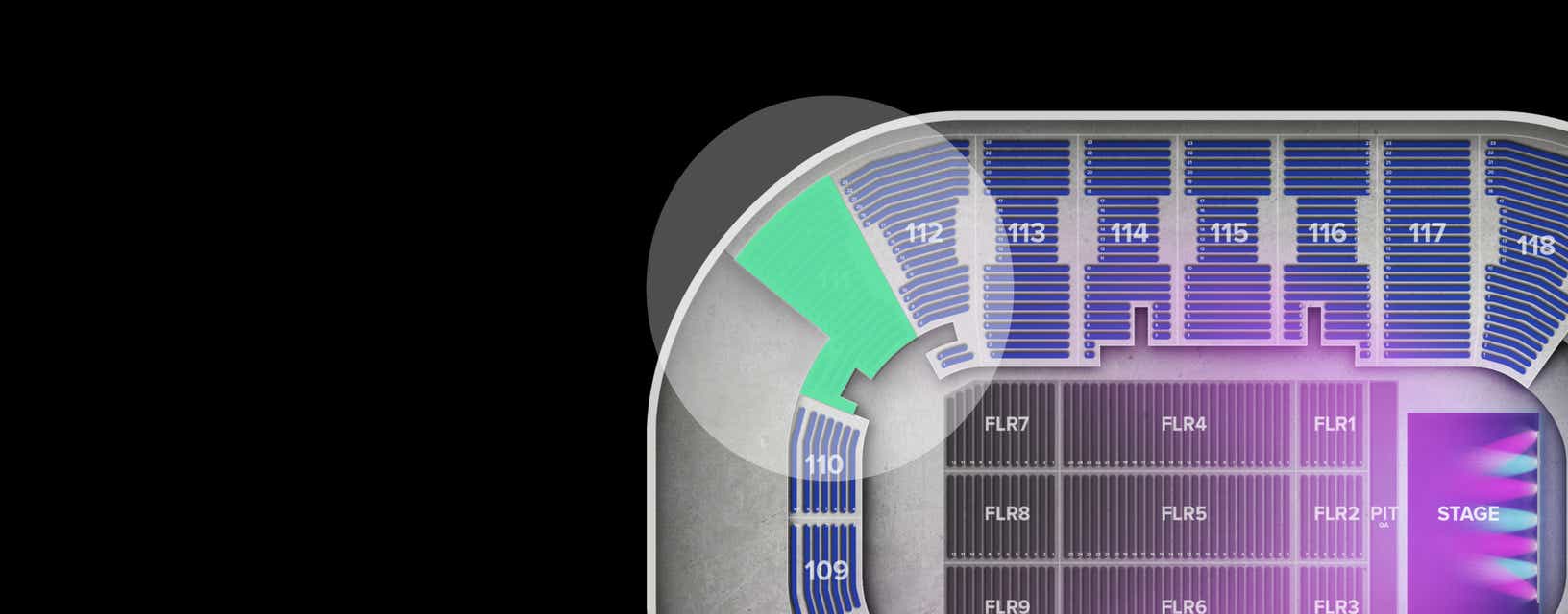 Seat view from Lower
