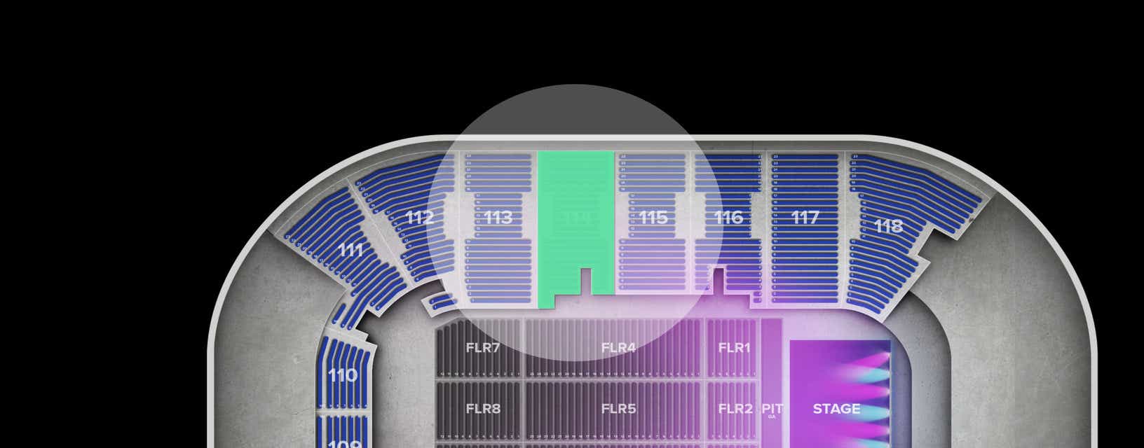 Seat view from Lower