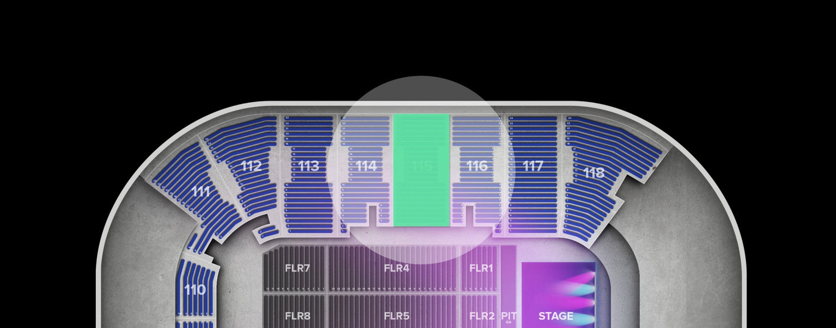 Seat view from Lower