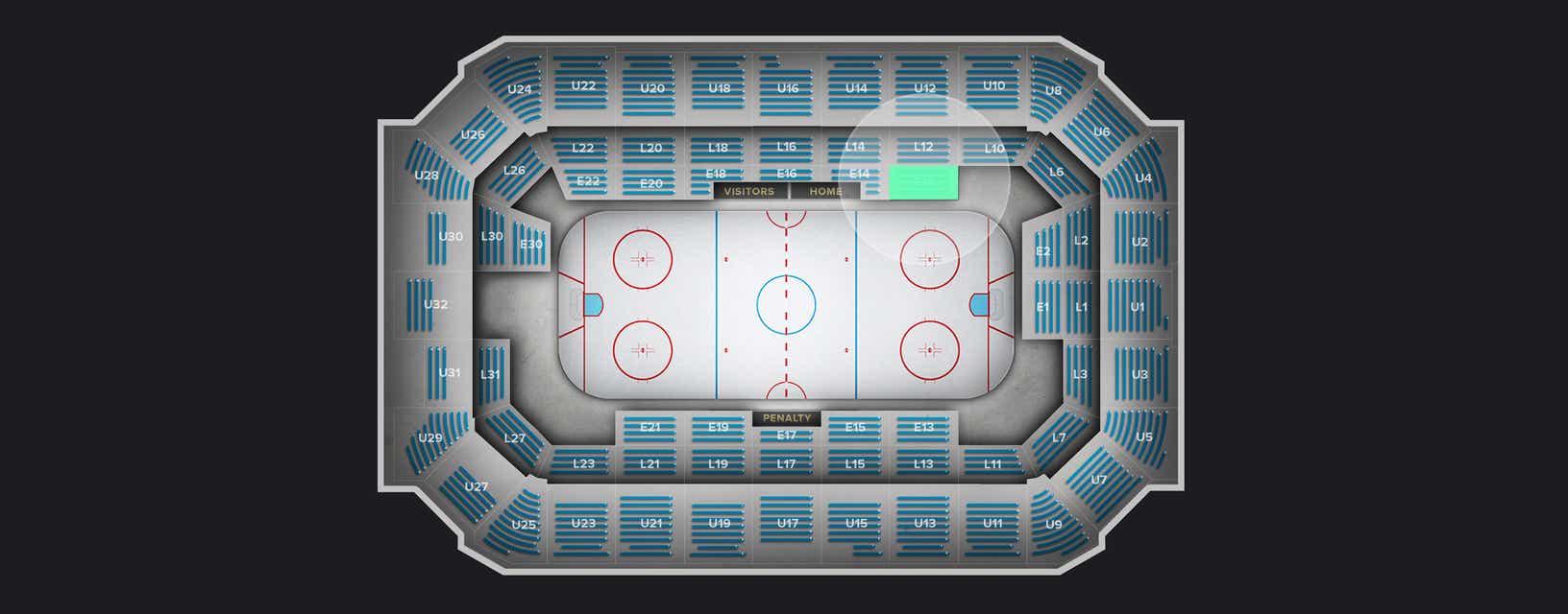 Seat view from Executive