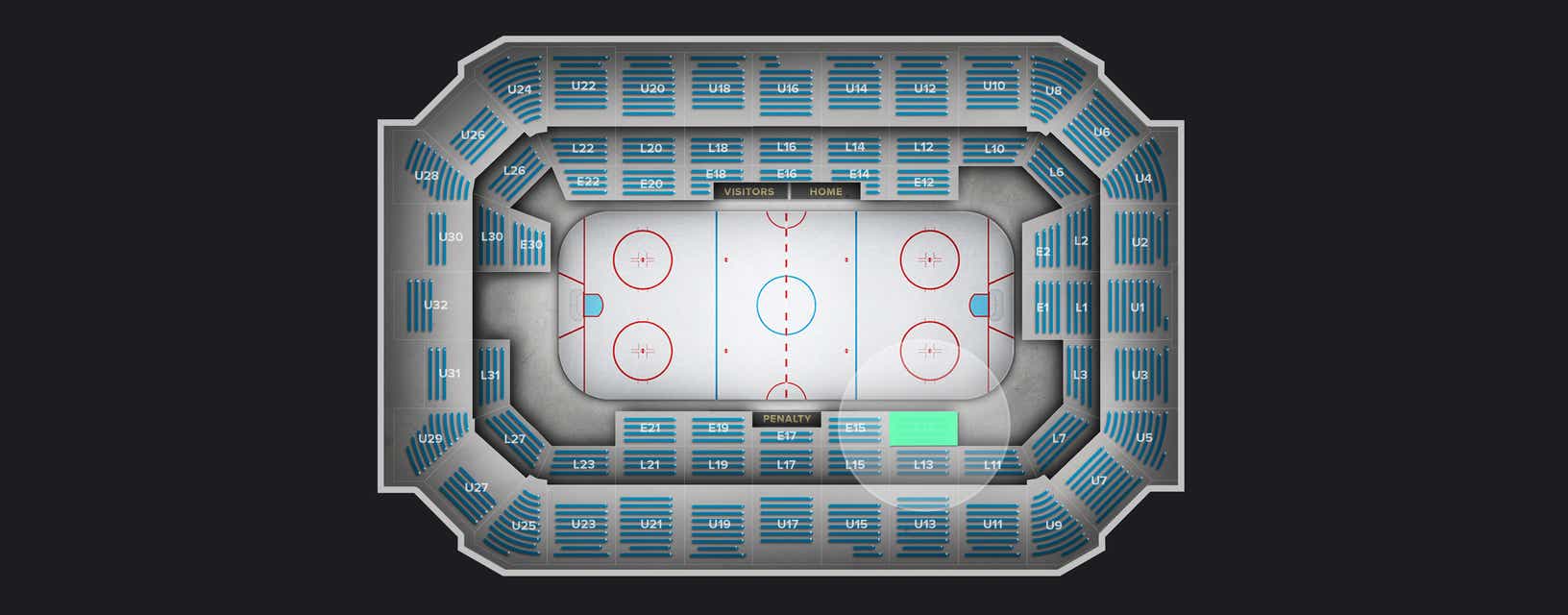 Seat view from Executive