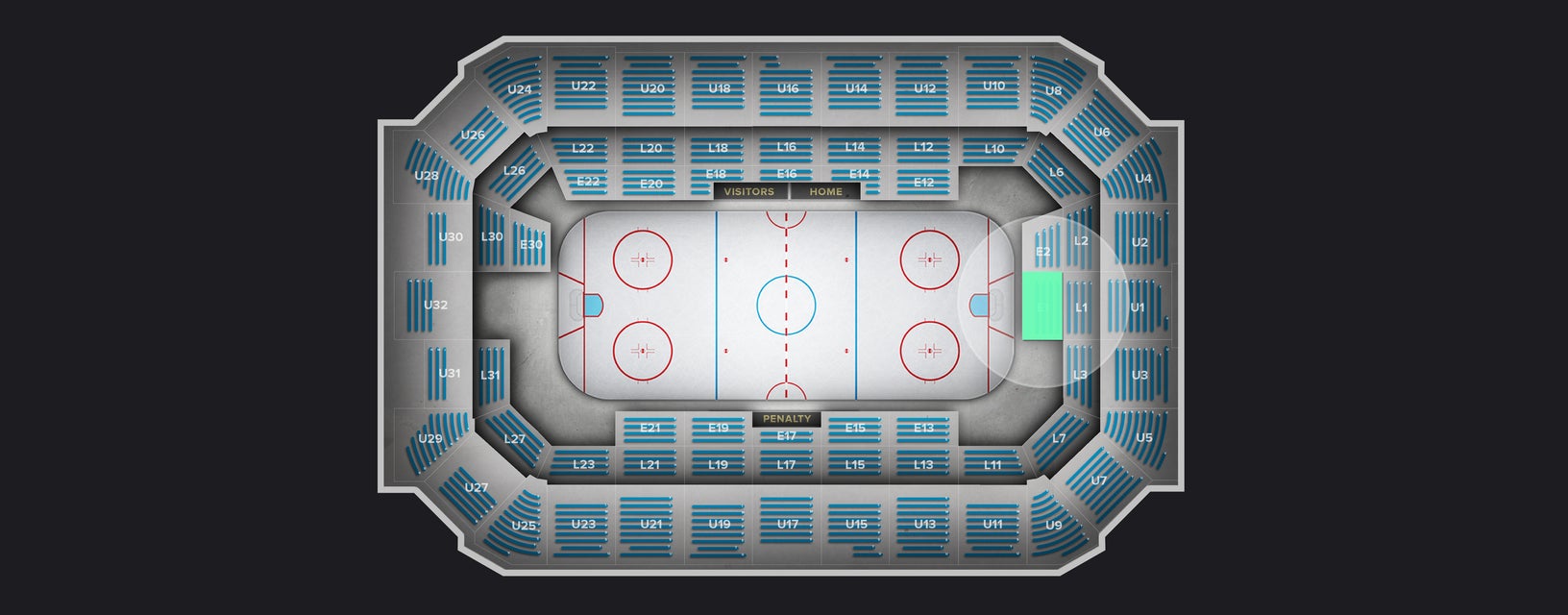 Seat view from Executive