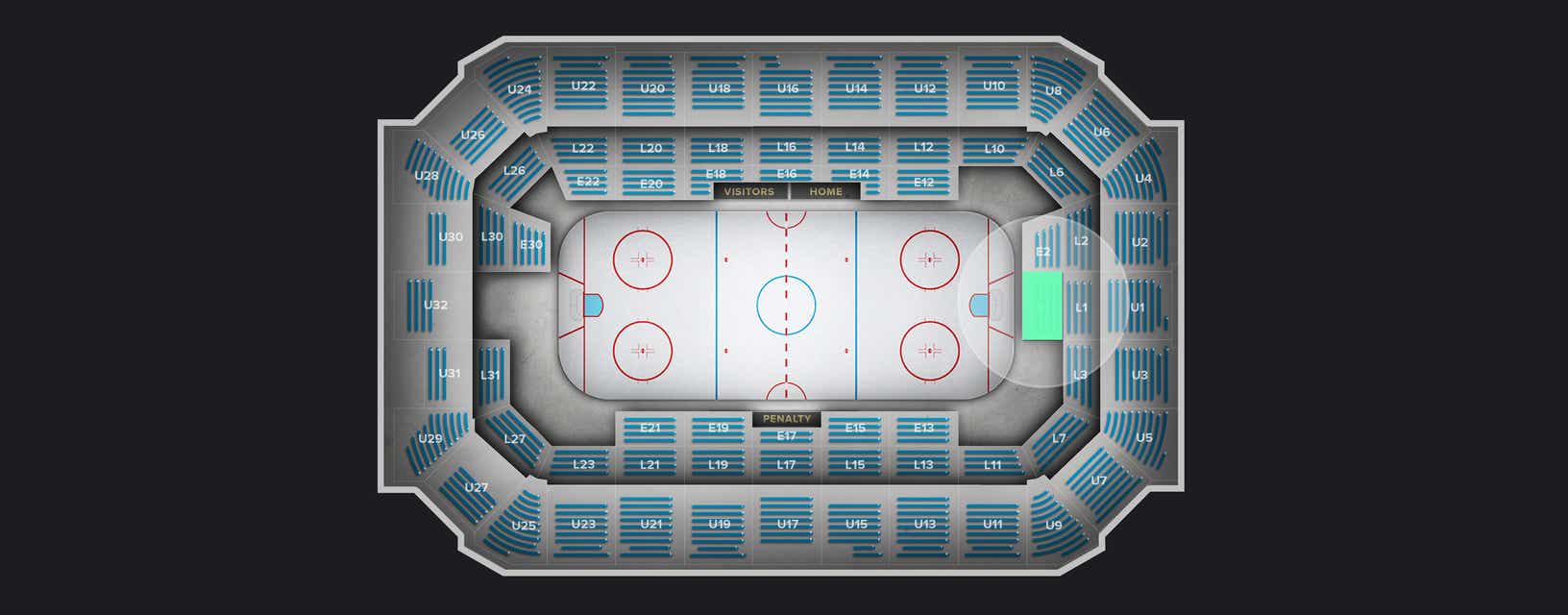 Seat view from Executive