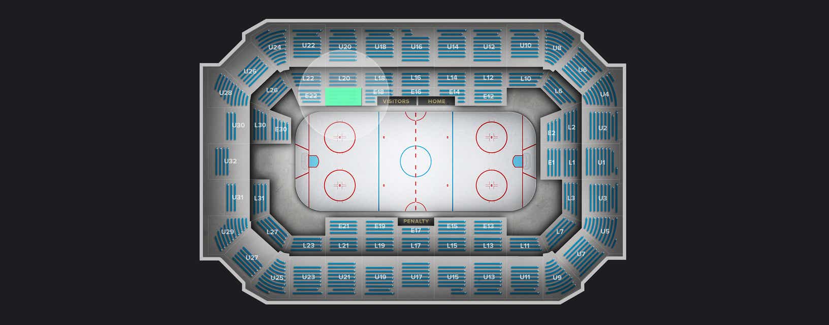 Seat view from Executive