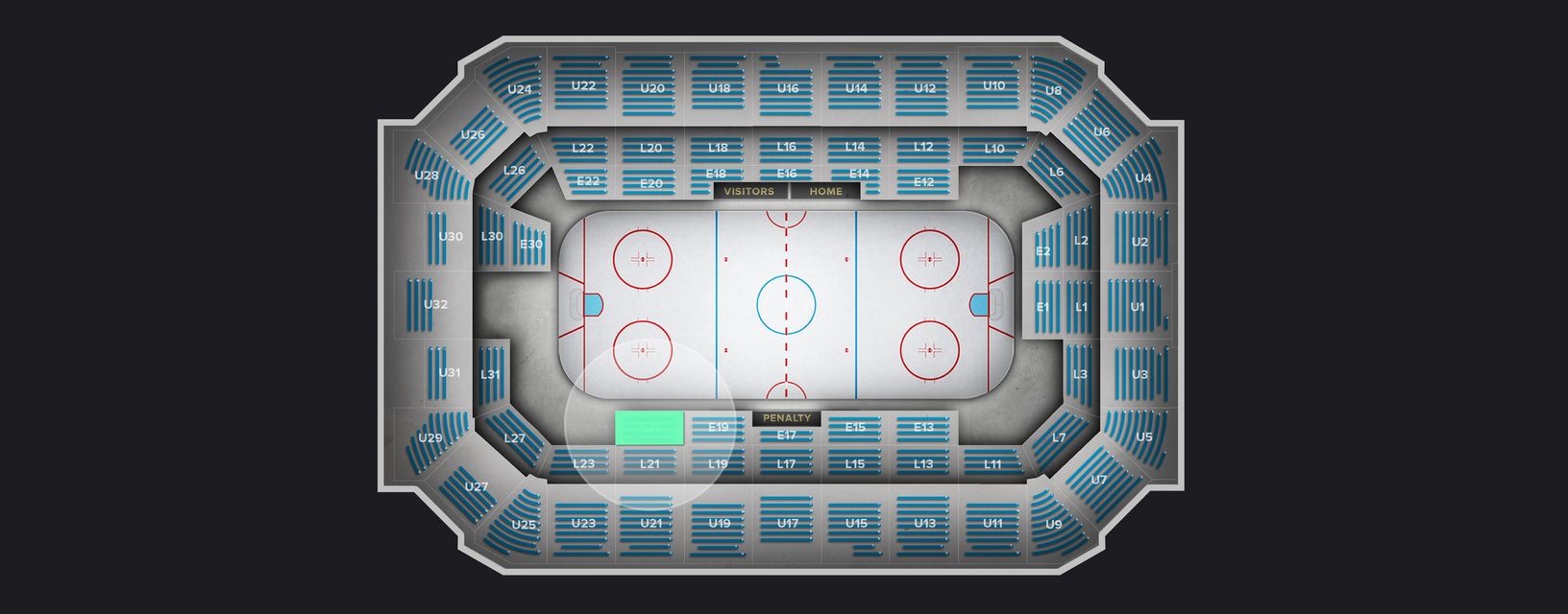 Seat view from Executive